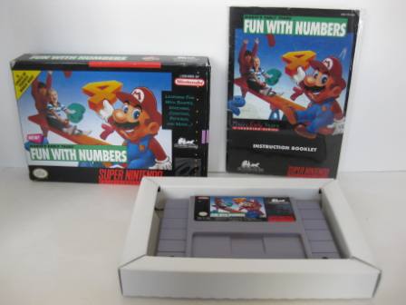 Marios Early Years: Fun with Numbers (CIB) - SNES Game